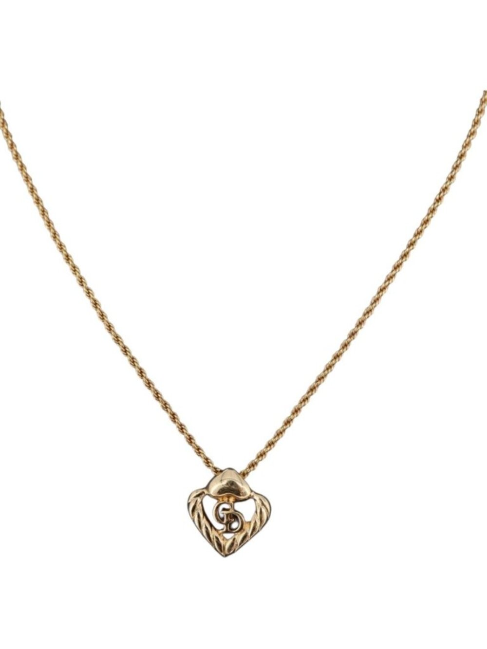 Christian Dior Necklace Metal Gold Tone
